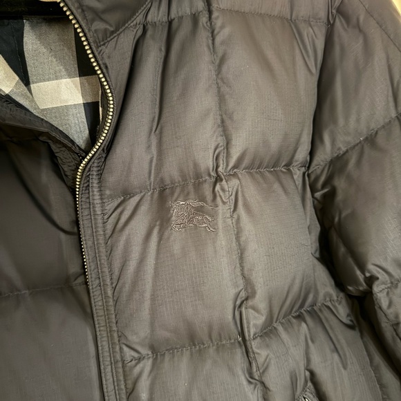 Burberry Men's Dark Blue Puffer Jacket - Picture 5 of 7